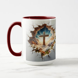 Taza El tapón de pared agrietado