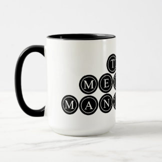 Taza El tazón del café con manifiesto mental