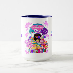 Taza El tazón del café de la tienda de golosinas y dulc