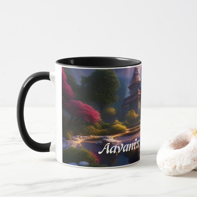 Taza El té matutino de Aavani (Con donut)