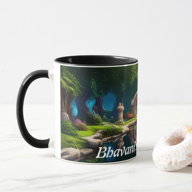 Taza El té matutino de Bhavani (Con donut)