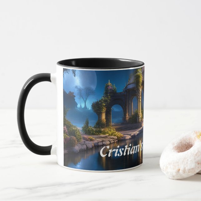 Taza El té matutino de Cristian (Con donut)