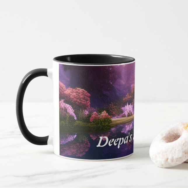 Taza El té matutino de Deepa (Con donut)