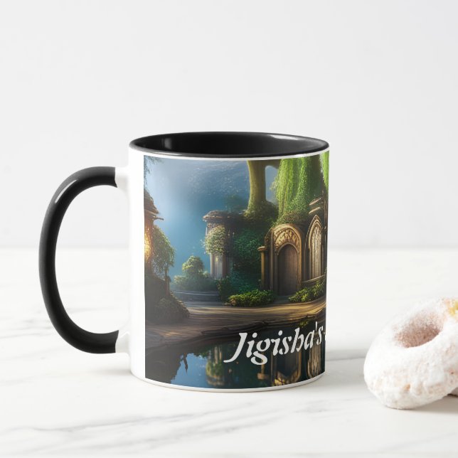 Taza El té matutino de Jigisha (Con donut)