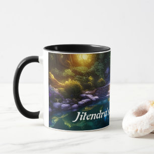 Taza El té matutino de Jitendra