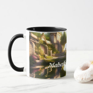Taza El té matutino de Mahesh