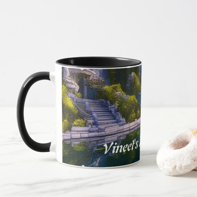 Taza El té matutino de Vineet (Con donut)