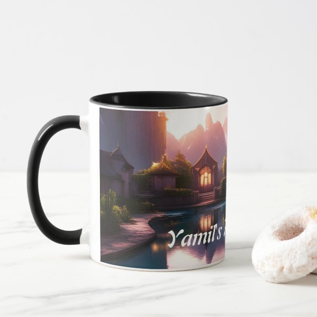 Taza El té matutino de Yamil (Con donut)