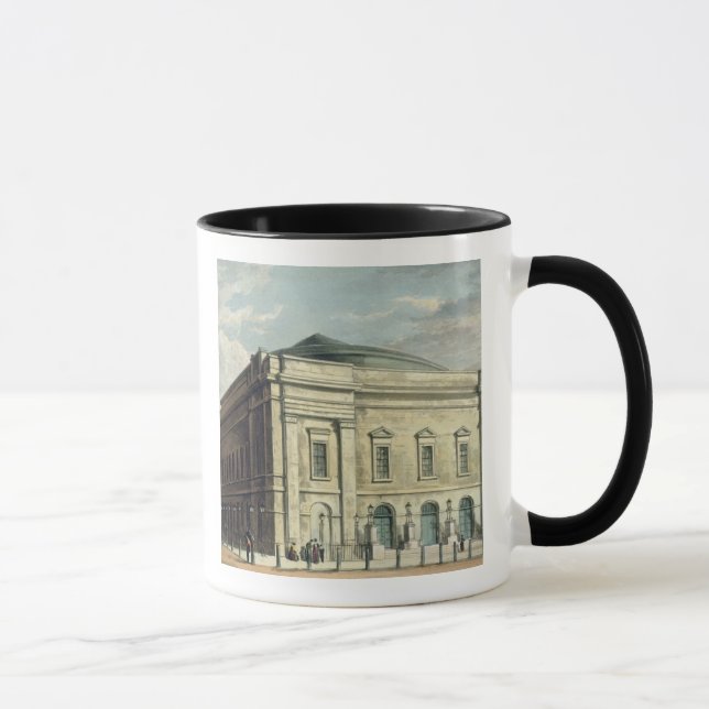 Taza El teatro real, carril de Drury, en Londres, (Derecha)