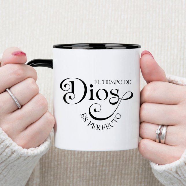 Taza El tiempo de Dios café cristiano español (Subido por el creador)