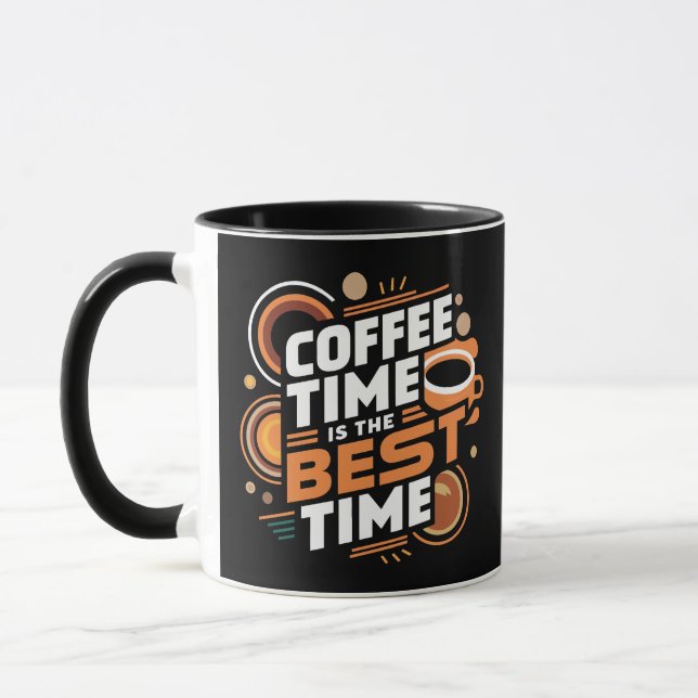 Taza El tiempo del café es el mejor momento (Izquierda)