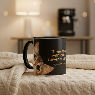 Taza El Tiempo Pasado Con Gatos Nunca Es En Vano