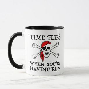 Taza El tiempo vuela cuando tienes Rum