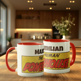 Taza el título de historieta de la Powerhouse humana co