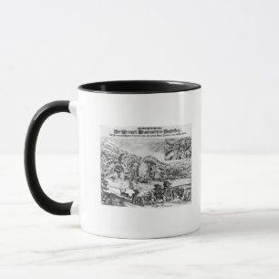 Taza El tomar y la destrucción de Heidelberg cerca