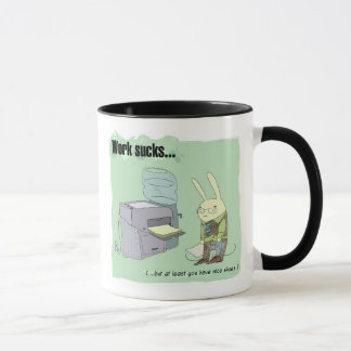 Taza El trabajo chupa
