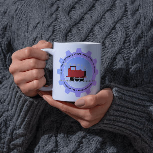 Taza El tren de pensamiento ha salido de la estación si