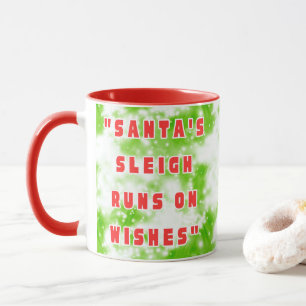 Taza El Trineo de Santa Funciona con Deseos