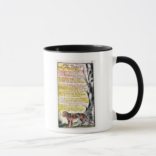 Taza "El Tyger", placa 36 (Bentley 42) (Derecha)