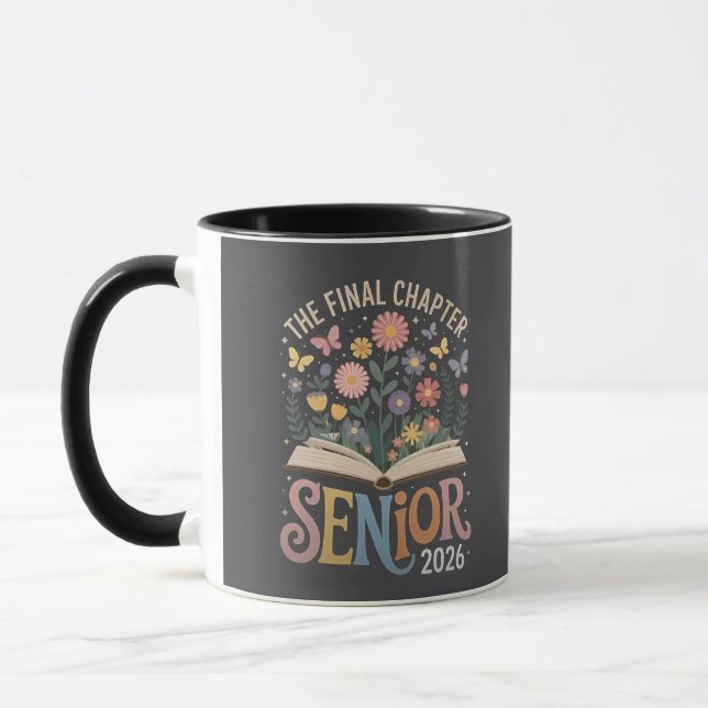Taza El último capítulo de la florecimiento de la gradu (Izquierda)