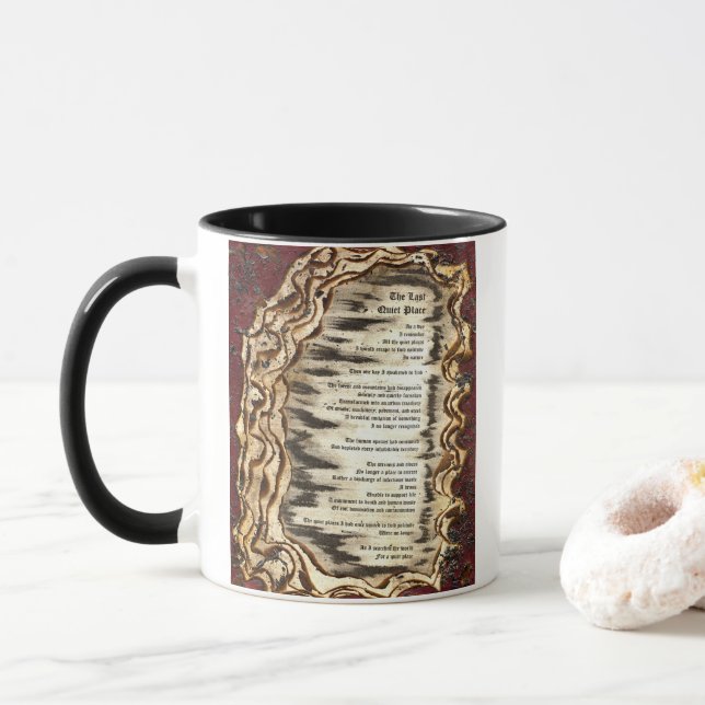 Taza El último lugar tranquilo (Con donut)