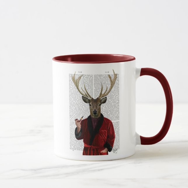 Taza El venado en la Chaqueta de Fumar (Derecha)