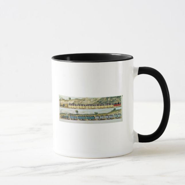 Taza El viajar en la Liverpool y la Manchester (Derecha)