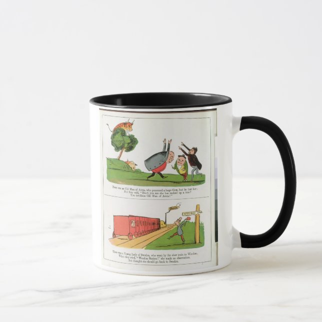 Taza El viejo hombre de Aosta, página 'del libro de (Derecha)