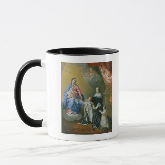 Taza El Virgen María da la corona y el Sceptre (Izquierda)