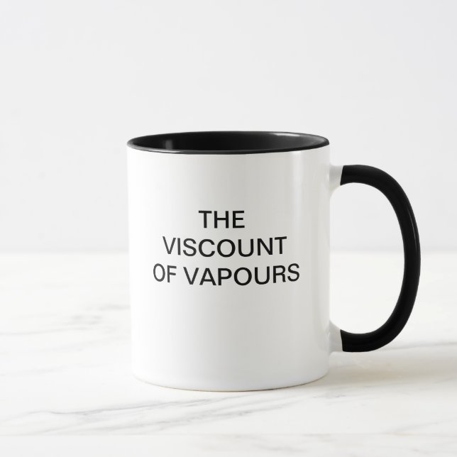 TAZA EL VIZCONDE OF VAPOURS (Derecha)