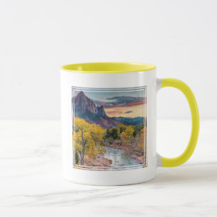 Taza El Watchman en otoño