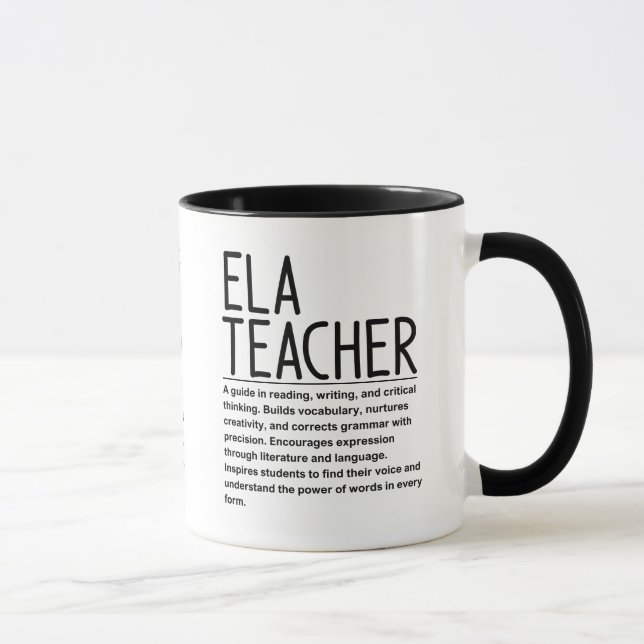 Taza Ela teacher (Derecha)
