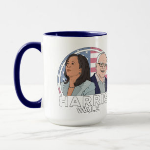 Taza Elección de Harris Walz