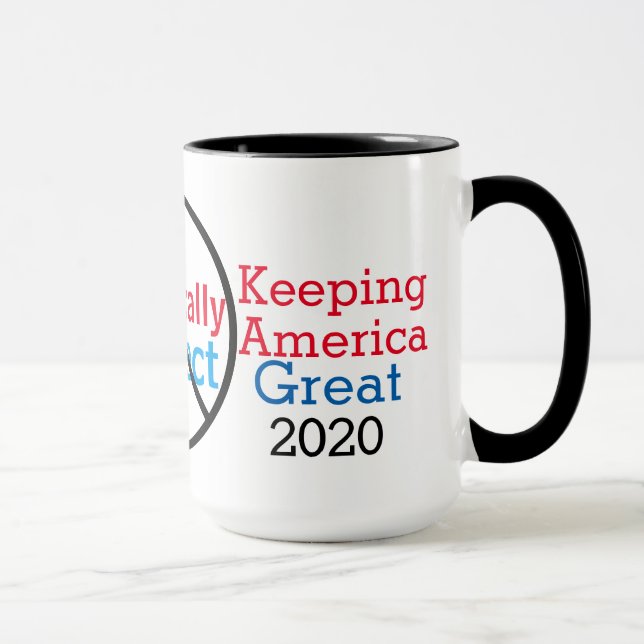 Taza Elección del presidente Donald Trump 2020 (Derecha)