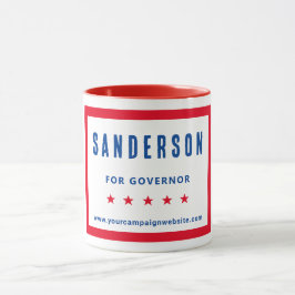 Taza Elección política de Red White Blue