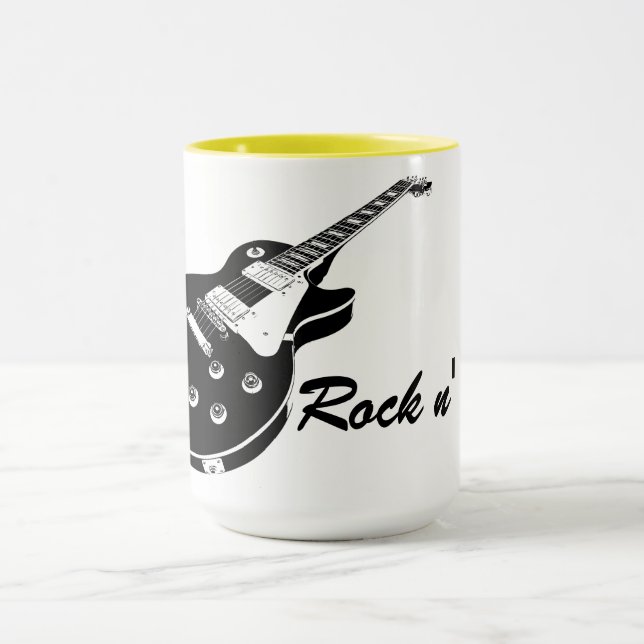 Taza Electric Guitar and Text (Centro)