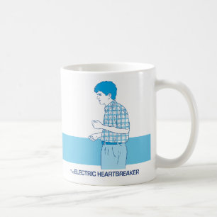 Taza eléctrica de la escena del lago heartbreaker