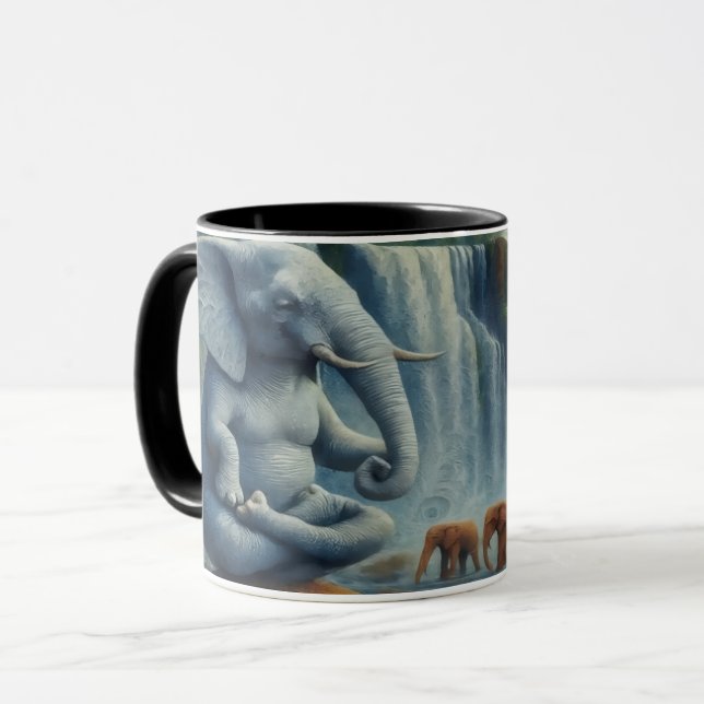 Taza Elefante Azul  (Anverso izquierdo)