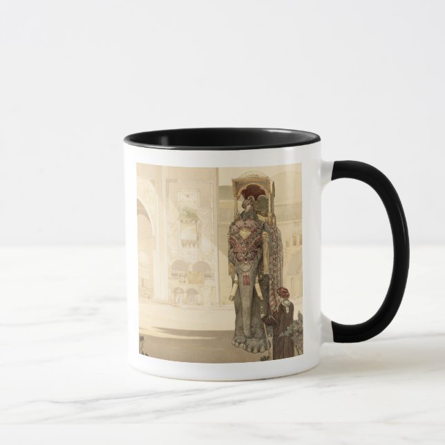 Taza Elefante ceremonial, "del libro de la selva" por (Derecha)