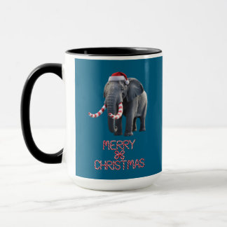 Taza Elefante de Navidad