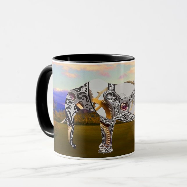 Taza Elefante de reloj (Anverso izquierdo)