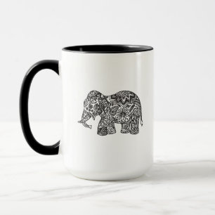 Taza Elefante del Doodle