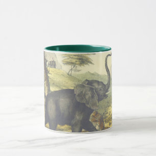 Taza Elefante del vintage