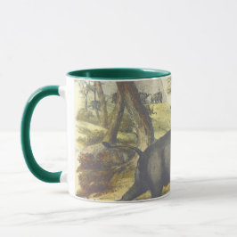 Taza Elefante del vintage