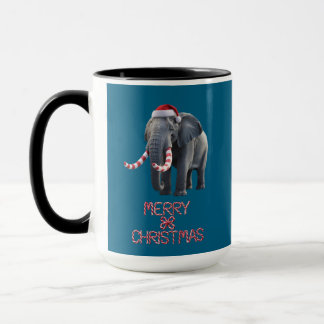 Taza Elefante navidad