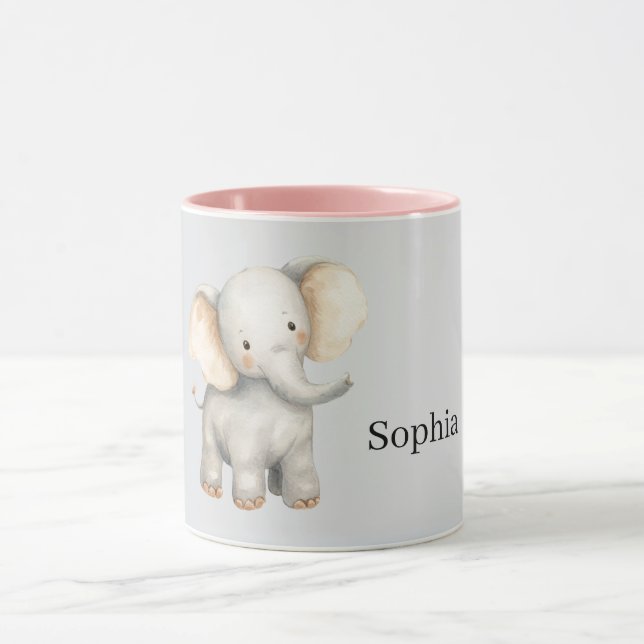 Taza Elefante safari gris (Centro)