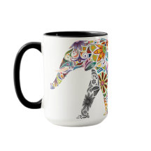 Elefantes Indios Coffee Mugs