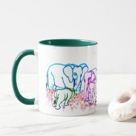 Taza Elefantes leales