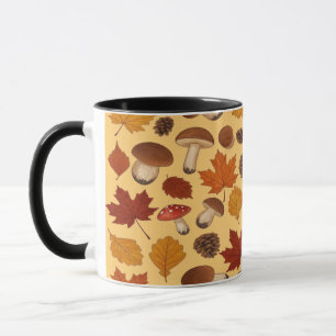 Taza Elegancia antigua de estilo otoñal del viejo mundo