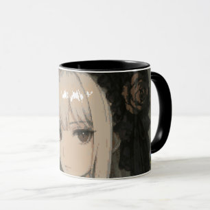 Taza Elegancia de la Doncella de la Flor de Medianoche